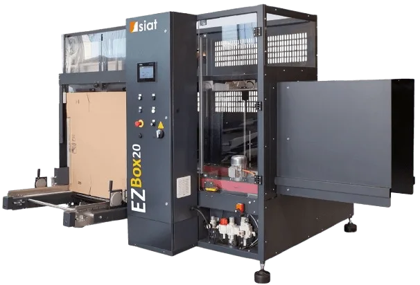 High-Performance Automatic Case Erector – ماكينة تشكيل الكراتين الأوتوماتيكية الايطاليه EZ-BOX XL للمصانع عالية الإنتاجية